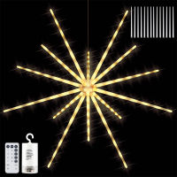 Waterproof Exploding Star Firework Lamp Christmas Meteor Fairy Lights LED String Lights Hanging Starburst Lamp DIY Fairy Lights