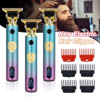 ZZOOI Hair Cutting Machine Trimmer For Men Machine Rechargeable New Clipper Barber T9 USB Electric Professional Beard Haircut Style