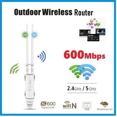 Router Access Point 2.4G+5G อุปกรณ์ขยายสัญญาณ ขยาย Wifi High Performance at a Long-Range Links, depending on its Antenna