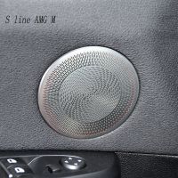 Car Styling For BMW X3 F25 X4 F26 Front Rear Door Horn Audio Sound Loudspeaker Grid Cover Speaker Cover Sticker Trim Accessories