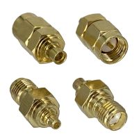 Adapter SMA to MMCX Male plug Female jack RF Coaxial Connector Wire Terminals 1Pcs