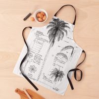 How to draw a Palm Tree Apron Restaurant Kitchen Equipment Kids Apron Kitchens Accessories