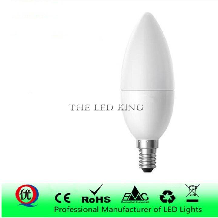 1 E14 Led Candle Bulb Ac 220v Led Light Chandelier Lamp Candle Bulbs