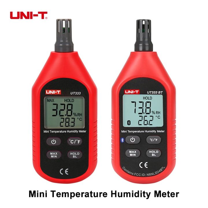 มินิเครื่องวัดอุณหภูมิความชื้น-ในร่มกลางแจ้งไฮโกรมิเตอร์-ด้วยฟังก์ชั่นบลูทู-ธ-สามารถเชื่อมต่อกับแอพ-uni-t-ut333-ut333bt-mini-temperature-humidity-meter-lcd-digital-air-temperature-thermometer-hygromet