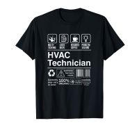 Hvac Technician Product Label T-Shirt 2019 Fashion Unisex Tee S-4XL-5XL-6XL