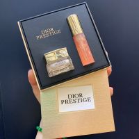 เซ็ต Dior Prestige La Creme 5ml + Dior Prestige La Micro-Huile De Rose Advance Serum 4.5 ml (พร้อมกล่องสีทองสุดหรู)