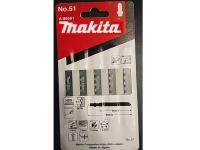 ใบเลื่อยจิ๊กซอตัดเหล็กตัดสแตนเลส MAKITAรุ่น A-86561 NO.51(5ใบ/PACK)