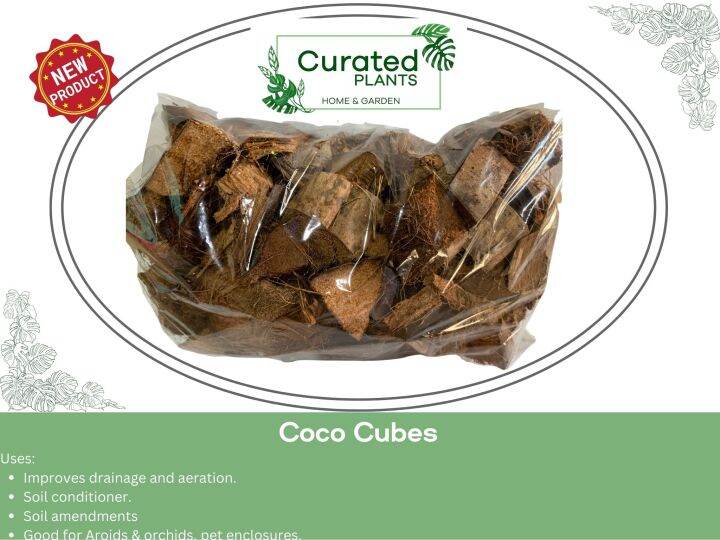 Coco chips / Coco cubes by Curated Plants Lazada PH