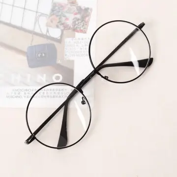 Big black circle on sale glasses