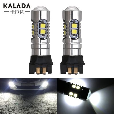 2x PW24W PWY24W Socket Car LED Bulbs Canbus Turn Signal Light Daytime Running Lights DRL Lamp Auto DC 12V Amber yellow White