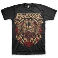 Killswitch มีส่วนร่วม Bio War เพลงสินค้าขายร้อนขนาดบวกเสื้อยืดผู้ชายของขวัญคริสต์มาสผู้ชายเสื้อยืด