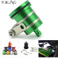 ☬ Motorcycle CNC Brake Fluid Reservoir FOR kawasaki Z750 Z800 Z1000 ER6N ZX6R Ninja 300 Motorbike Rear Clutch Tank Oil Fluid Cup