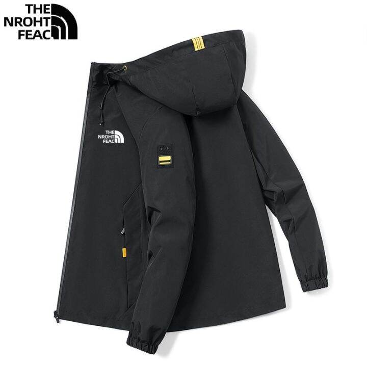 north-face-north-ของ-tnf-เสื้อโค้ทเสื้อแจ็คเก็ตชายมีฮู้ดหย่อนใจแฟชั่นฤดูใบไม้ร่วงทรงหลวมขนาดใหญ่ทางทิศเหนือของเสื้อกีฬาด้วยวิธีที่ถูกต้อง