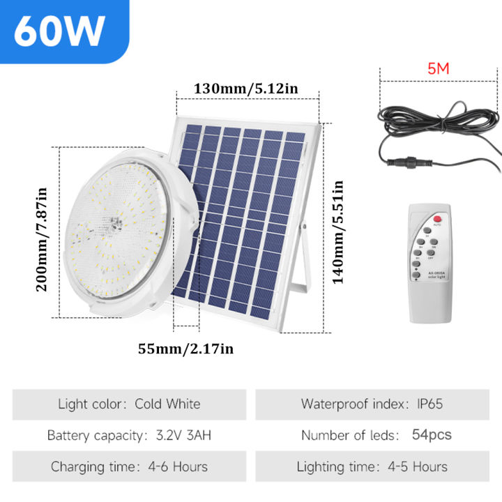 โคมไฟเพดานโซลา-โคมไฟติดเพดาน-60w-led-solar-ceiling-light-ไฟโซล่าเซลล์-โซล่าเซลไฟบ้าน-ไฟโซล่าเซลล์ติดเพดาน-โคมไฟเพดานสวยๆ