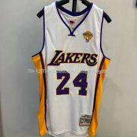 ♧▧ Classic Hot Sale Kobe Jersey No. 24 Lakers 09-10 Game Season Championship Logo AU Full Embroidered White Basketball Uniform Real Shot Men 906186