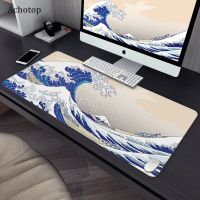 Great Wave Mousepad Computer Gamer Mouse Pad Gaming Accessories Desk Mat 900x400 Keyboard Desk Mats Desk Pad Art Tapis De Souris