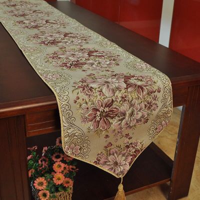 Table Runner Luxury Embroidery Table Runner Decoration Home Party Wedding Christmas Decoration Table Runner
