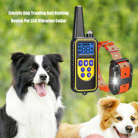 800yd Electric Remote Dog Training Collar Waterproof Rechargeable LCD Display For All Size beep Shock Vition Mode 60off