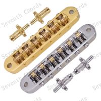 WK-A Set Tune-O-Matic Bridge For LP Electric Guitar With Roller Saddle - Small Studs - Chrome &amp; Gold for choose