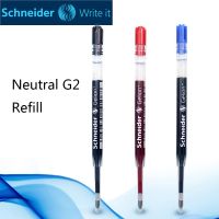 3ชิ้น Schneider Gelion + เติมปากกาหมึกเจล0.5มม. ความจุมาก G2มาตรฐานยุโรปเขียนอย่างราบรื่นเติมปากกาหมึกซึมอเนกประสงค์