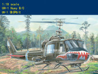 งานอดิเรกของเจ้านาย81807 1/18ขนาด UH-1 HUEY B/c (ชุดประกอบโมเดลพลาสติก) ชุดอาคาร