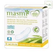 Organic daytime tampons 10 pieces - Masmi