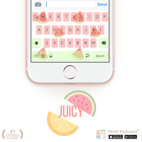 Juicy Day Keyboard Theme⎮(E-Voucher) for Pastel Keyboard App