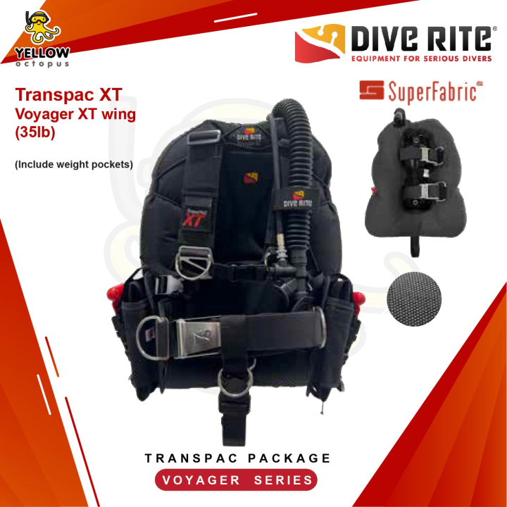 DIVE RITETranspac XT with Voyager XT wing (35lb) Lazada.co.th