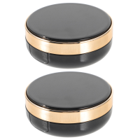 2 Pcs Empty Bb Cream Case Cushion Foundation Container Compact Travel Makeup Puff Containers Loose Powder Shell