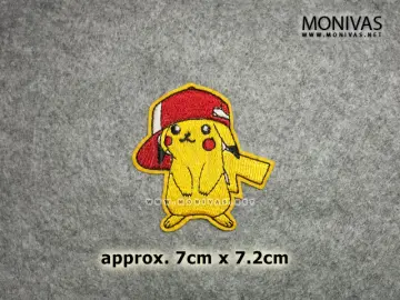 Pokemon Pikachu Self-adhesive Patch No Ironing Required Anime