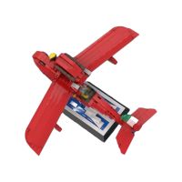 Porco Rossored Pig Seaplane Savoia S‧21 Flogore Building Block Kit Anime Miyazakied Macchi M.33 Aircraft Fighter Brick Model Toy