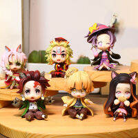 Anima demon Slayer FIGURE Commander nezukokerman mitsurirengoku kyoujuroukochou Shinobu รูปการกระทำ Kim yaiba figurin