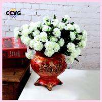 Carnation เทียมช่อดอกไม้ปลอม12หัว CCVG สุสานผ้าไหม