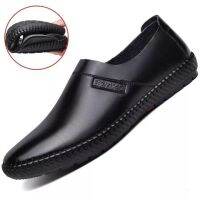 รองเท้าหนังสุภาพบุรุษ รองเท้าแฟชั่น ผู้ชาย ลำลองแบบสวม Summer Mens Sandals Slippers Slip-Ons &amp; Loafers