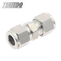 【CW】1pcs Variable dia 3~12mm OD Double Ferrule Tube Straight Compression Fitting Coupler SS 304 Stainless Steel Connector