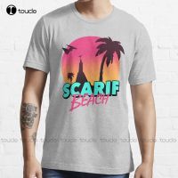 New Scarif Beach T-Shirt Cotton Tee Shirt S-5Xl Unisex casual shirts XS-4XL-5XL-6XL