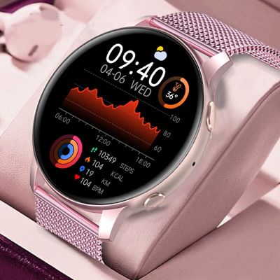 ZZOOI 2022 OLED Fashion Smart Watch Ladies Heart Rate Blood Pressure Multifunctional Sport Watch Men Woman Waterproof Smartwatch Women