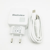 ใหม่เดิมสำหรับ B Lackview BV7000 Pro ชาร์จสหภาพยุโรปท่องเที่ยวไฟ AC อะแดปเตอร์ BV8000ลวดประเภท-C Sync ข้อมูลสาย USB เปลี่ยน