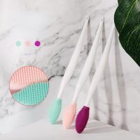 1pcs Facial Silicone Cleaning Brushes Handle Blackhead Pore Removal Exfoliating Face Tools