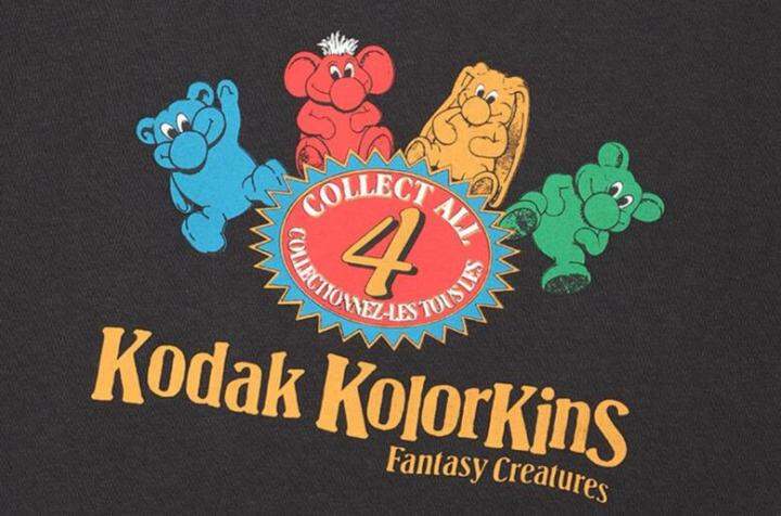 kodak-เสื้อยืดแขนสั้นผ้าฝ้ายคอตตอน-unisex-colorkins