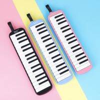 คีย์ Melodica 32นิ้วพร้อมโอคาริน่าเป่าปากสั้นแบบนุ่มสำหรับผู้เริ่มหัดฟังเพลง