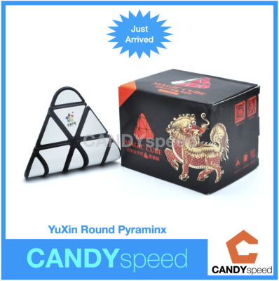 รูบิค Cube YuXin Round Pyraminx Black | by CANDYspeed