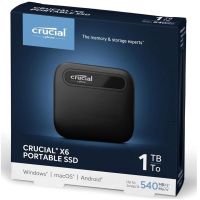 Crucial X6 1TB Mobile External Solid State Drive in Black - USB3.1 CT1000X6SSD9