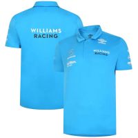 เสื้อยืดแขนสั้นลําลอง คอกลมโปโล พิมพ์ลาย HQ1 2022 F1 Williams Racing Team Media พลัสไซซ์ สําหรับผู้ชาย และผู้หญิง QH1