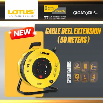 *NEW* Lotus LTEX50CR 50-Meters Cable Reel Extension Outlet