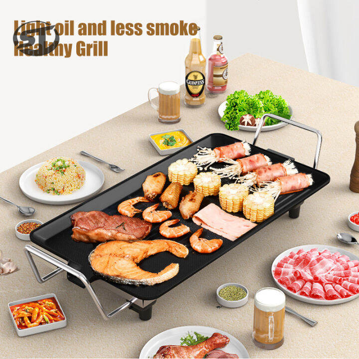 Electric baking pan 2 In 1 Korean Style Electric BBQ Grill Electric