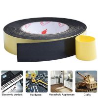 5m 5cm Sponge EVA Adhesive Sealers Tape Single Side Foam Tape Anti-Collision Seal Strip Mounting Adhesive Acrylic Foam Tape Adhesives Tape