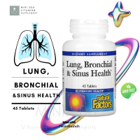 [ สำหรับปอด&amp;ไซนัส ] Natural Factors, Lung, Bronchial &amp; Sinus Health x 45 เม็ด (Tablets)