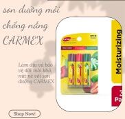 SON DƯỠNG MÔI CHỐNG NẮNG CARMEX COMBO 3 THỎI