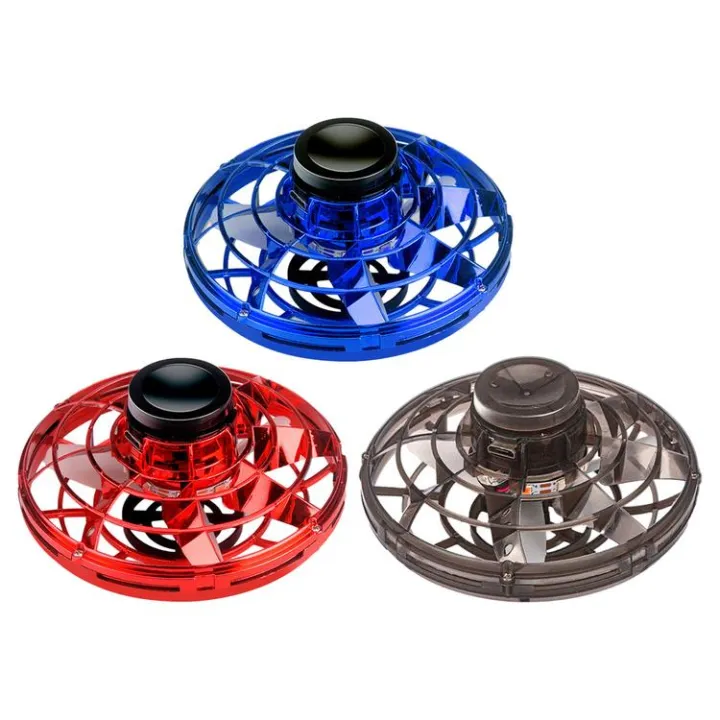 Mini UFO Dron Aircraft Hand Controlled Drone Colorful Light Induction